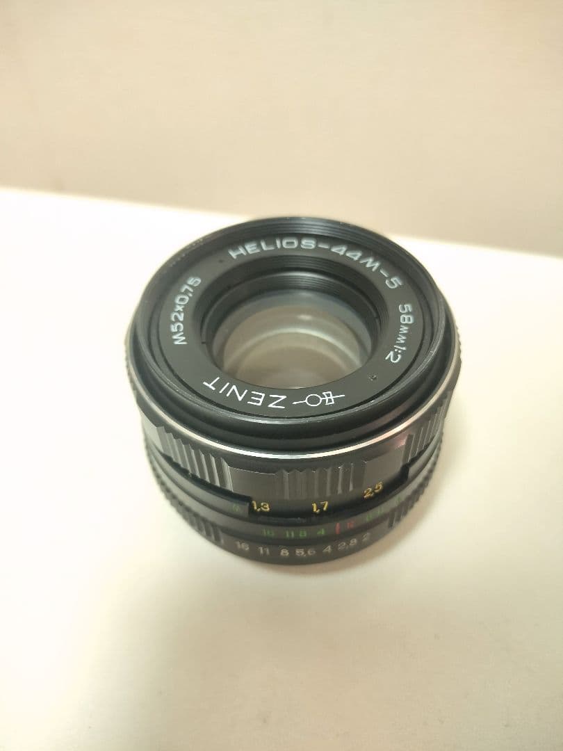 HELIOS-44M-5 58mm f/2 Fマウントアダプター付