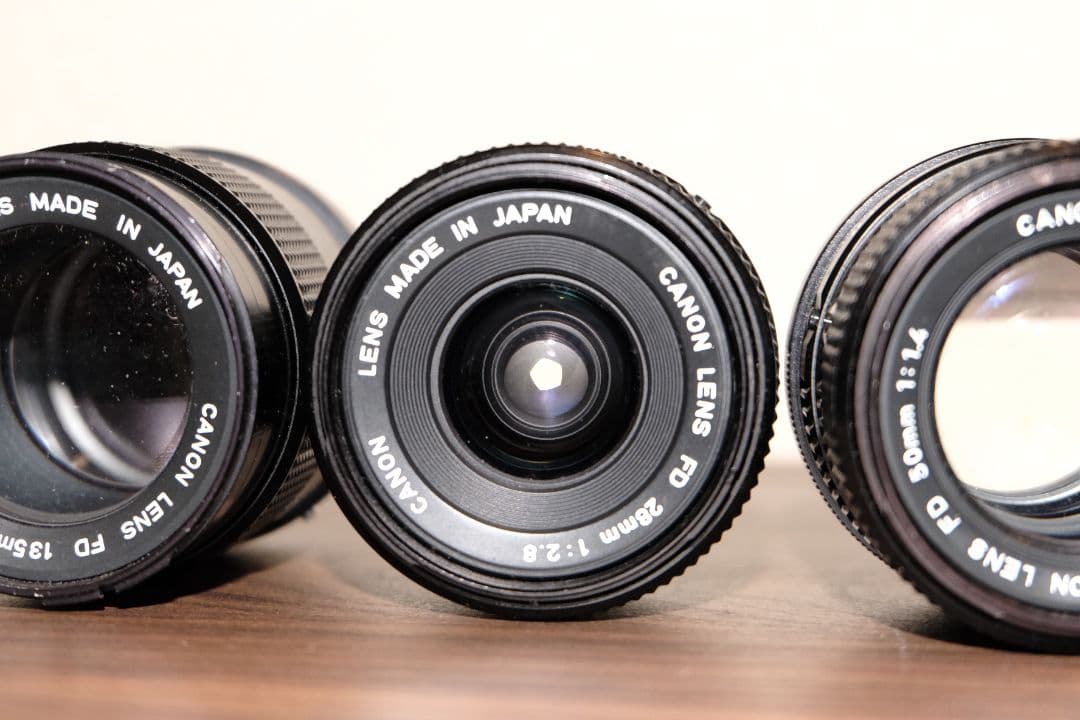 CANON 単焦点レンズセット FD/FL
