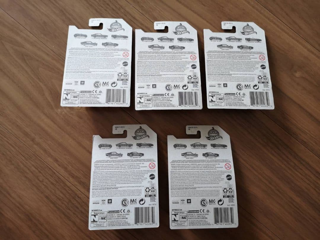 ホットウィール　ハロウィンアソート　5台コンプセット　オマケ付