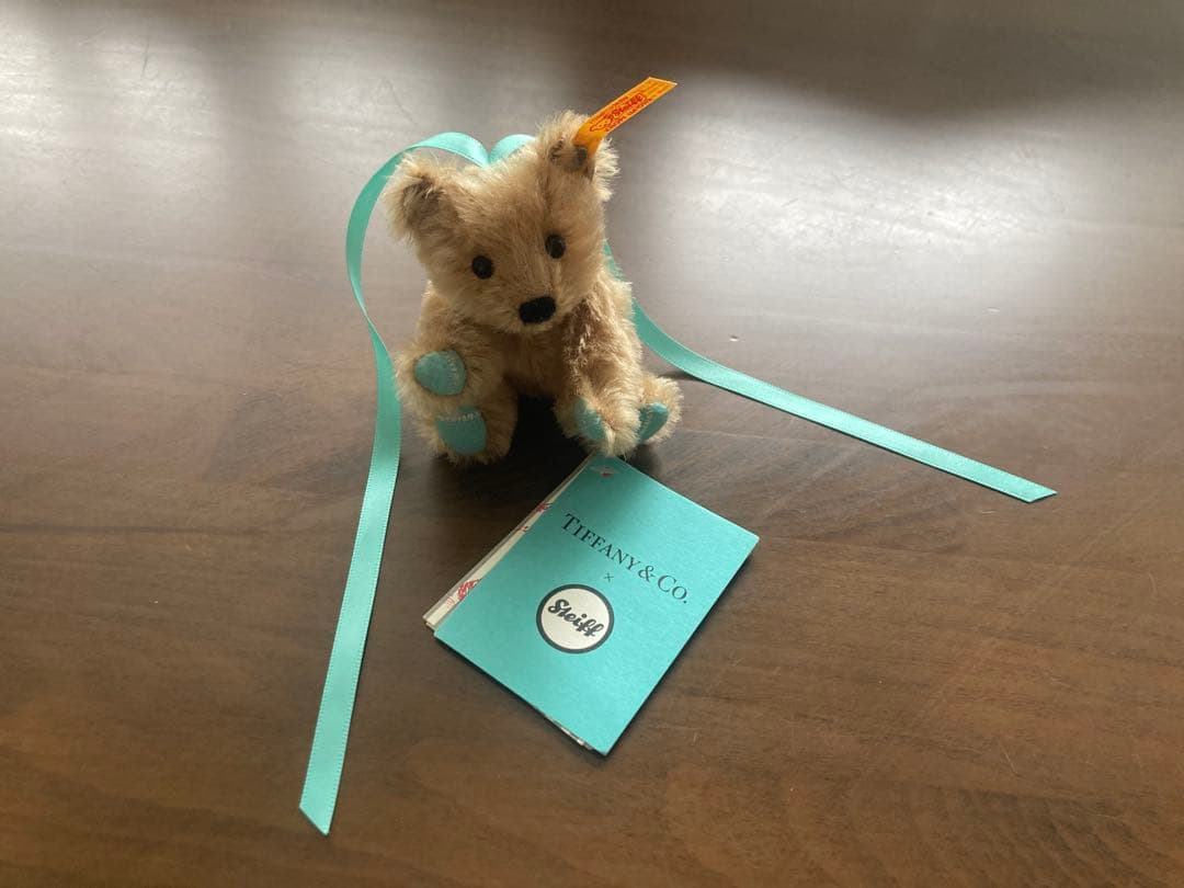 新品同様☆Tiffany&Co.シュタイフ☆オーナメント☆ティファニーぬいぐるみ