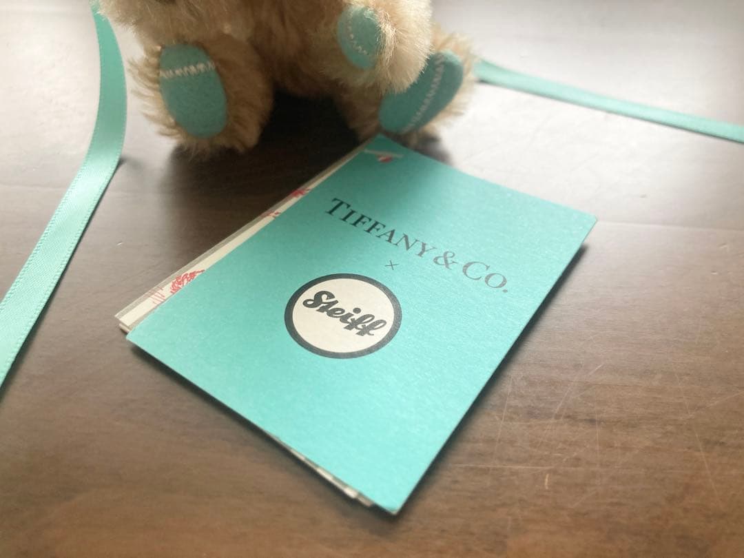 新品同様☆Tiffany&Co.シュタイフ☆オーナメント☆ティファニーぬいぐるみ