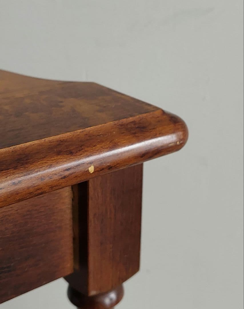 カリモク コロニアル 電話台 コーナーラック フラワースタンド