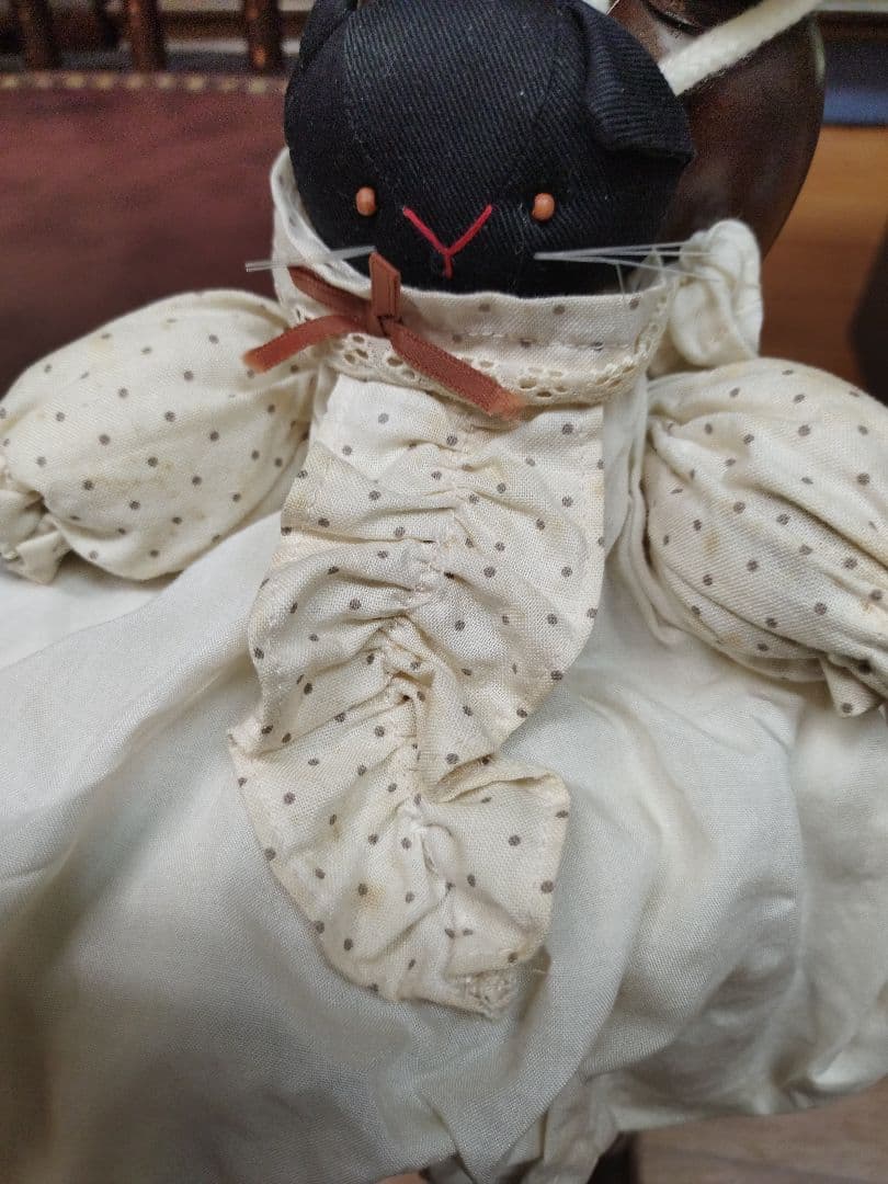 黒猫のポシェット、ポーチ 2体セット