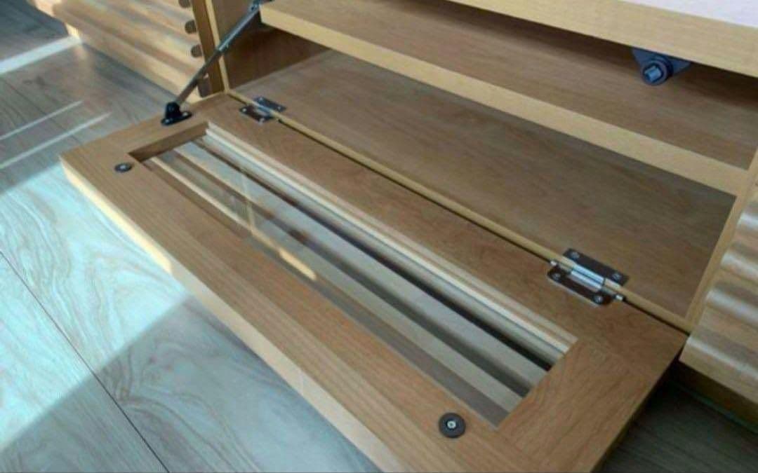 【中古】タンスのゲンのテレビボード　180cm 天然木　ローボード