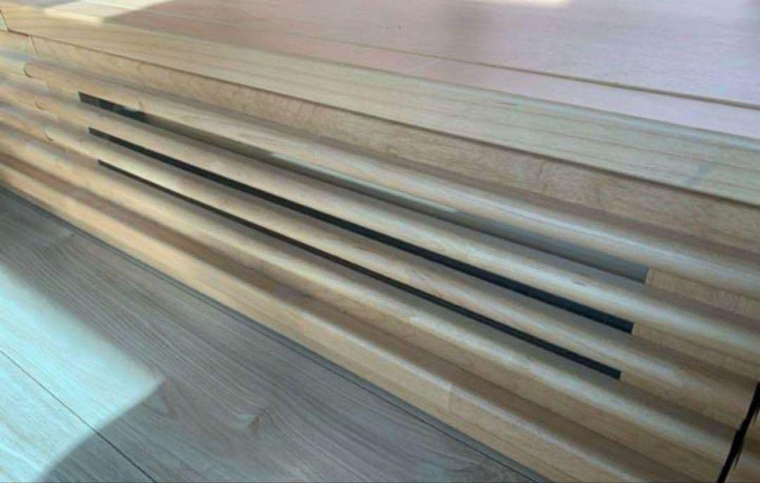 【中古】タンスのゲンのテレビボード　180cm 天然木　ローボード