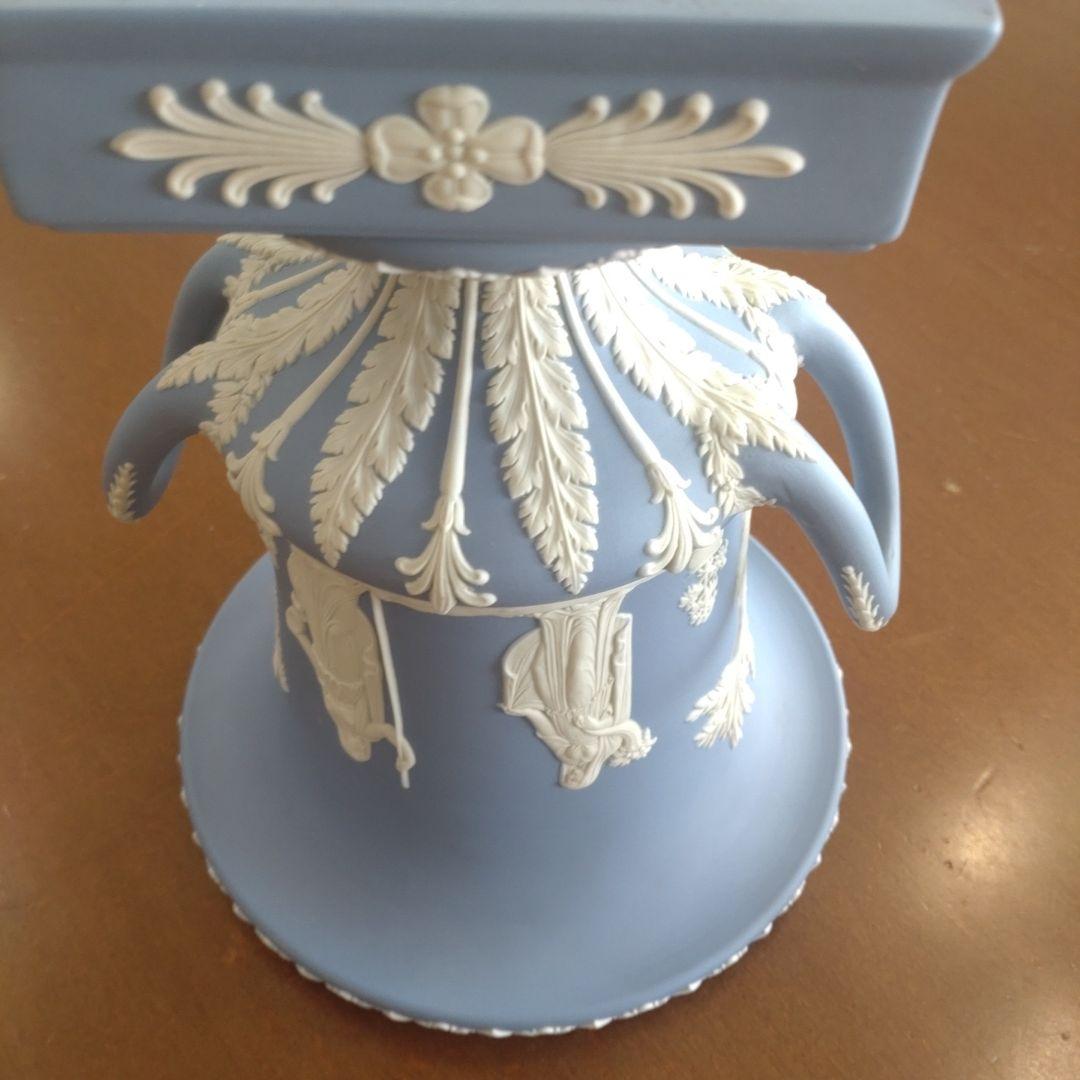 　ウェッジウッド　ジャスパー　飾り壷　フラワーベース