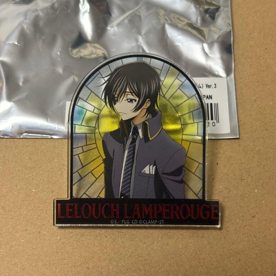 d*2様 コードギアス バッジ レザーブレスレット 3点セット ルルーシュ