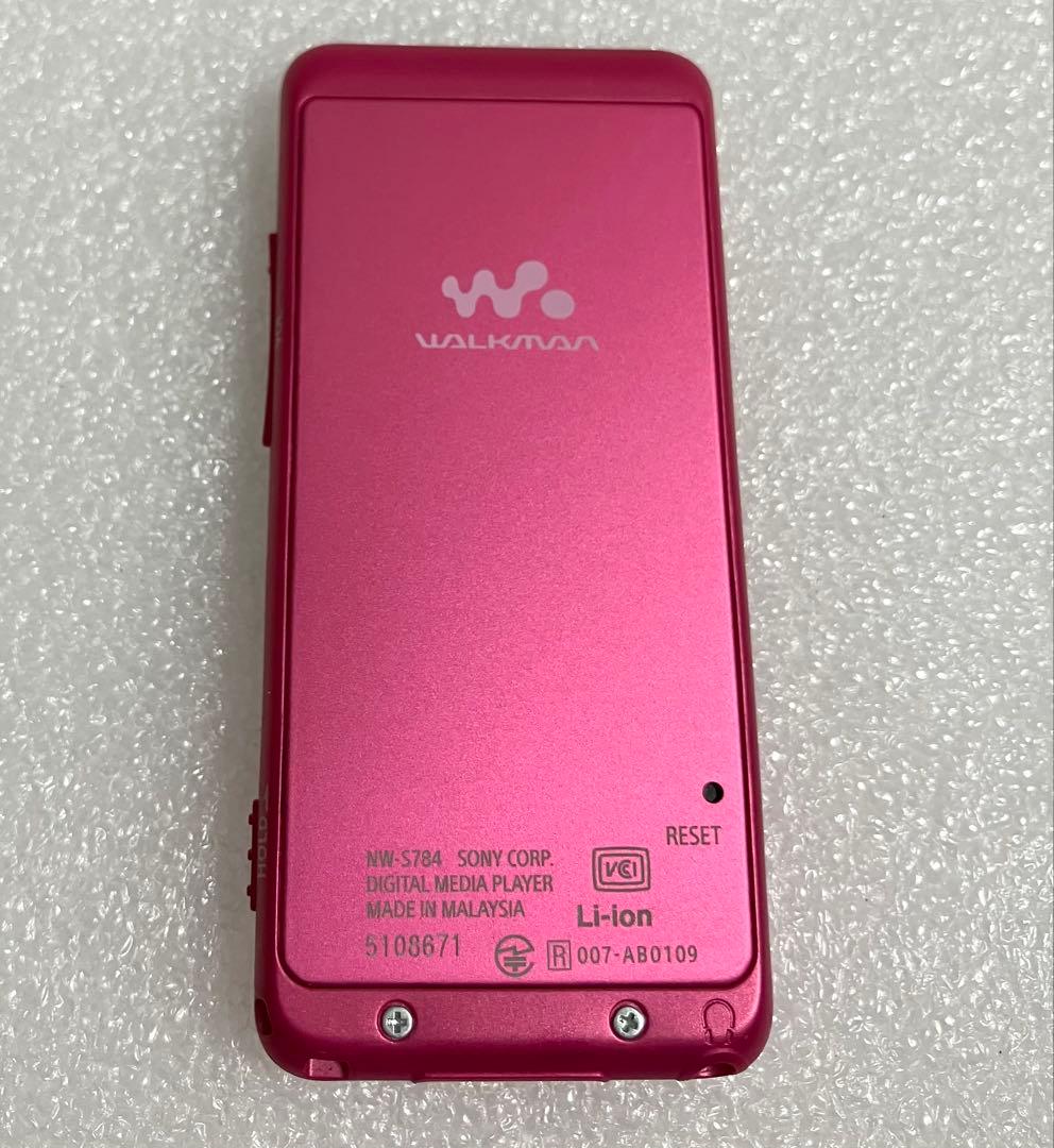 【極美品　バッテリー良好】　ソニー NW-S784 8GB ビビッドピンク