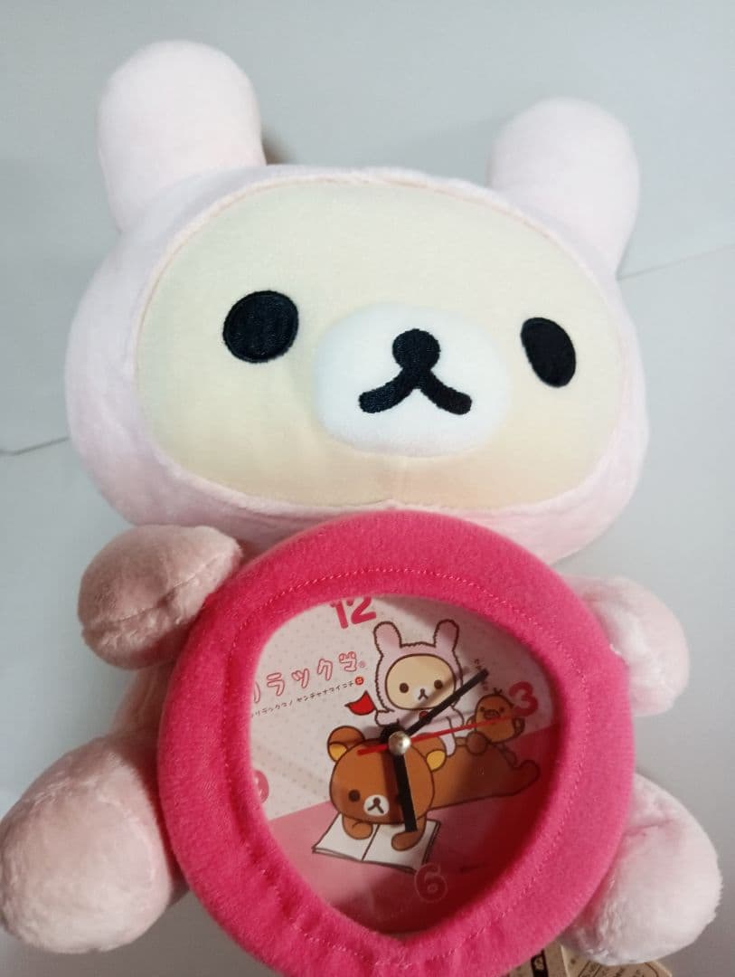 うさぎ（ウサギ）　コリラックマ　時計＆スリッパ