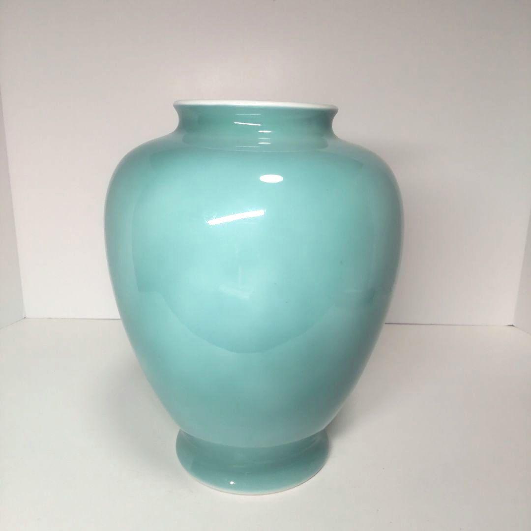 未使用 美品 有田焼 宮内庁御用達 深川製磁 花瓶 生花 富士山