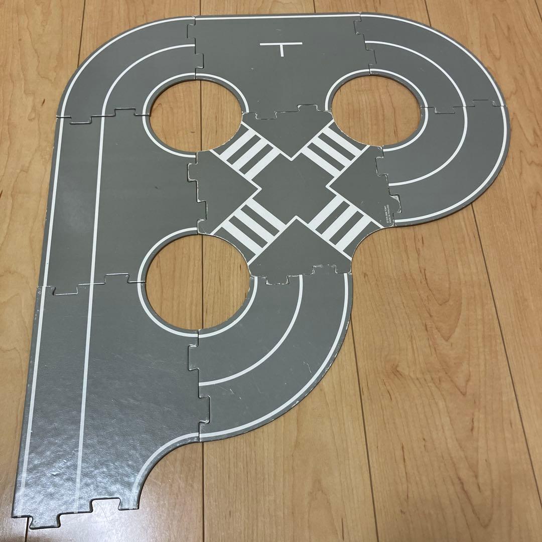 トミカタウン 洗車場 交番 駐車場 信号機×2 歩道橋 つながる道路