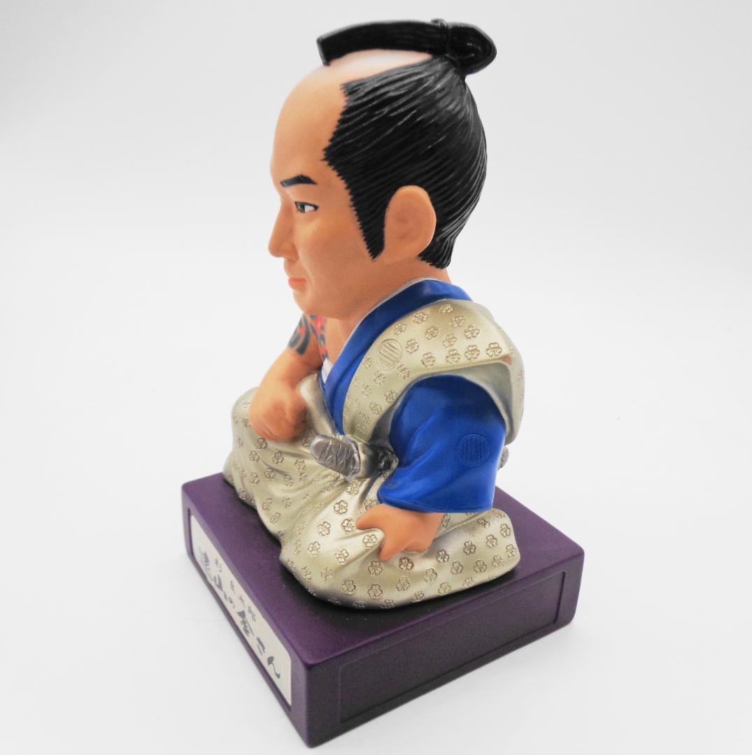 〖杉 良太郎〗遠山の金さんソフビ貯金箱 時代劇スター 芸能人フィギュア