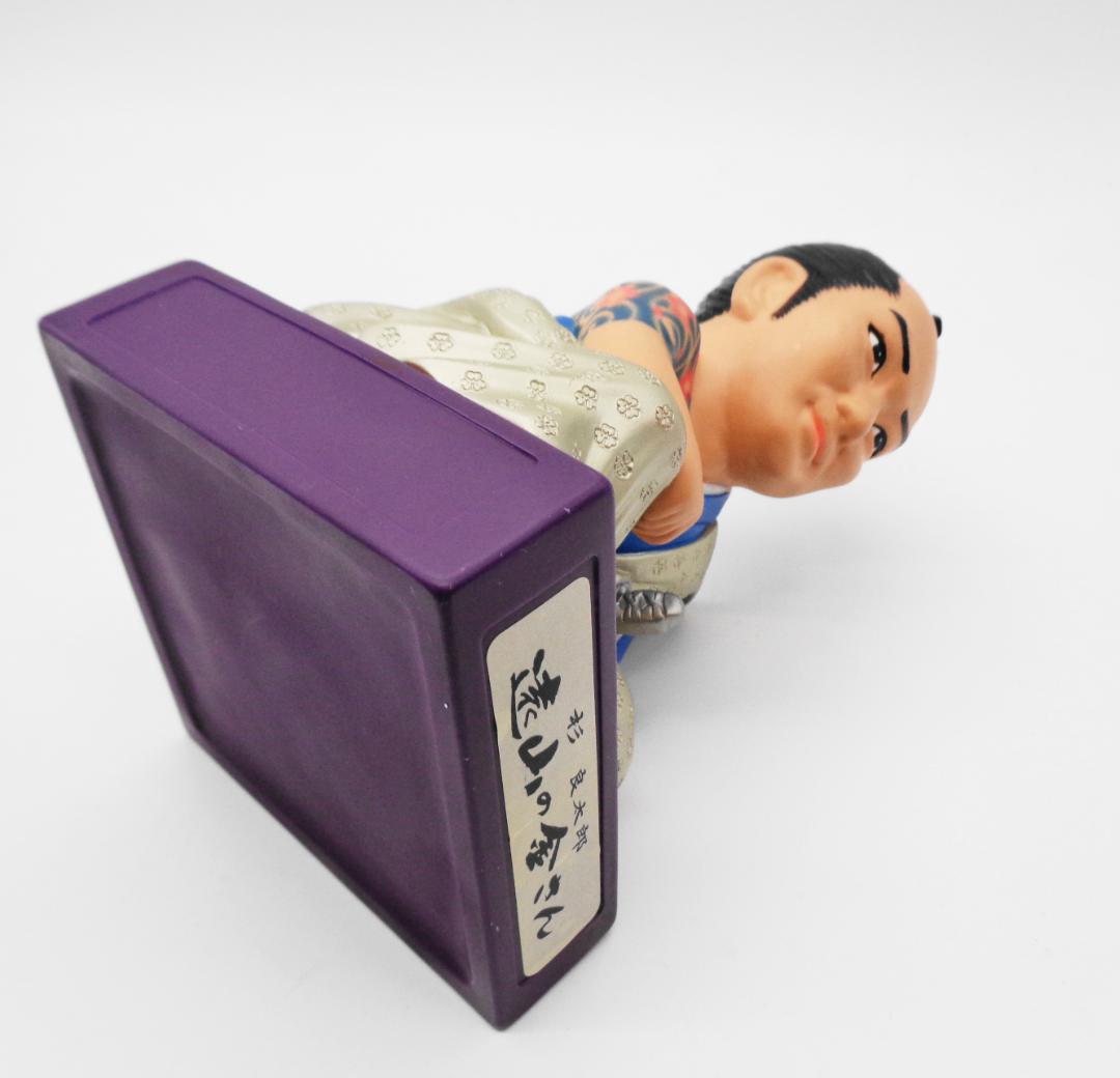 〖杉 良太郎〗遠山の金さんソフビ貯金箱 時代劇スター 芸能人フィギュア