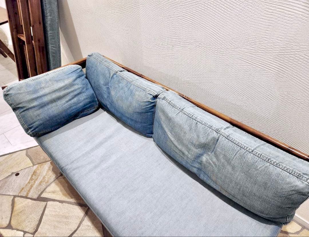 unico ウニコ SWELLA スウェラ 片アームソファ　デニム