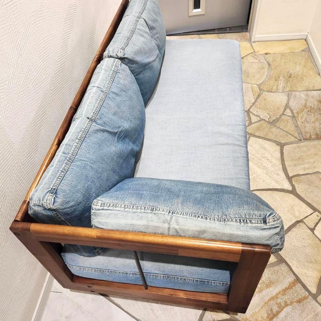 unico ウニコ SWELLA スウェラ 片アームソファ　デニム