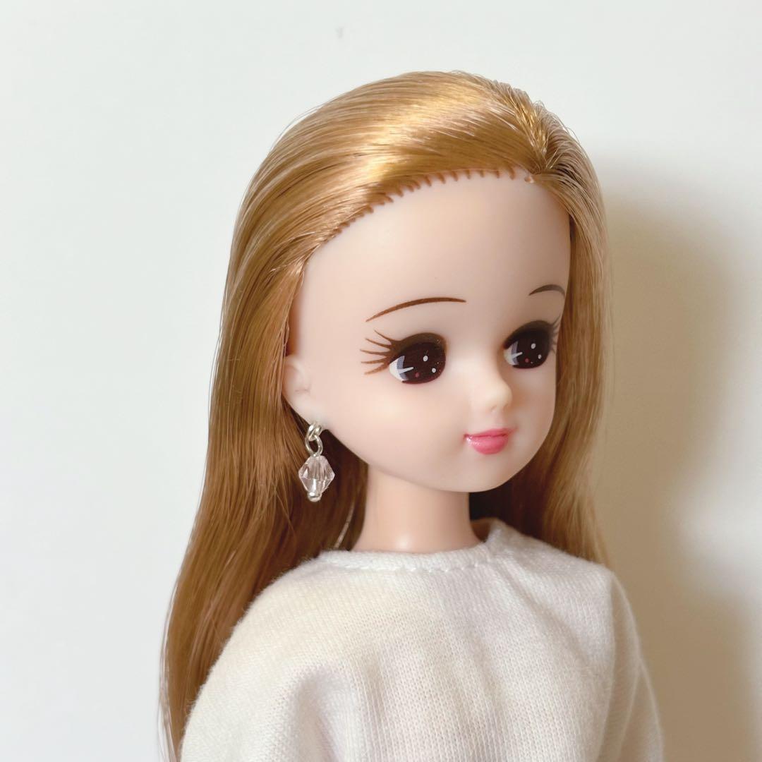 【L51】リカちゃん ヘアクリップ&ポニーテールフック&ピアスセット