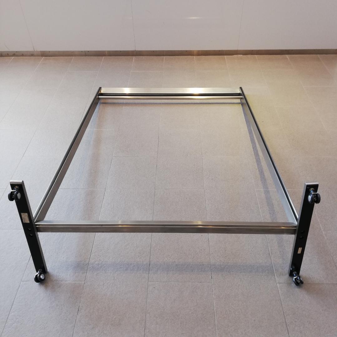 Φ【美品】okamura ステンレスコートハンガー キャスター付