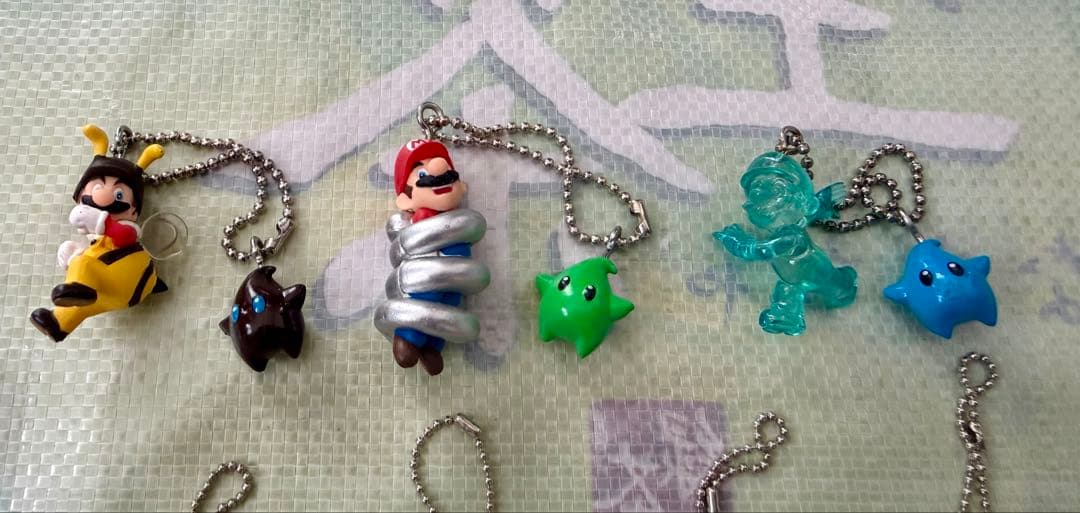 スーパーマリオ ギャラクシー フィギュア ボールチェーン ７点セット