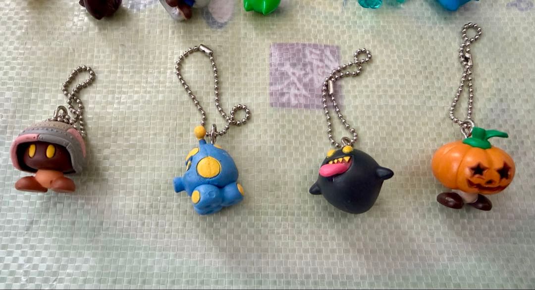 スーパーマリオ ギャラクシー フィギュア ボールチェーン ７点セット