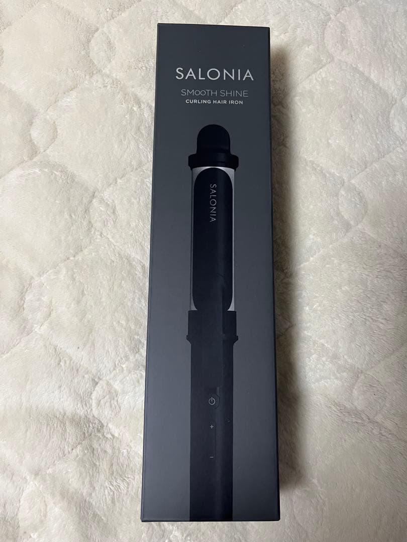 新品未開封　サロニア　スムースシャイン　カールヘアアイロン　ブラック　32mm