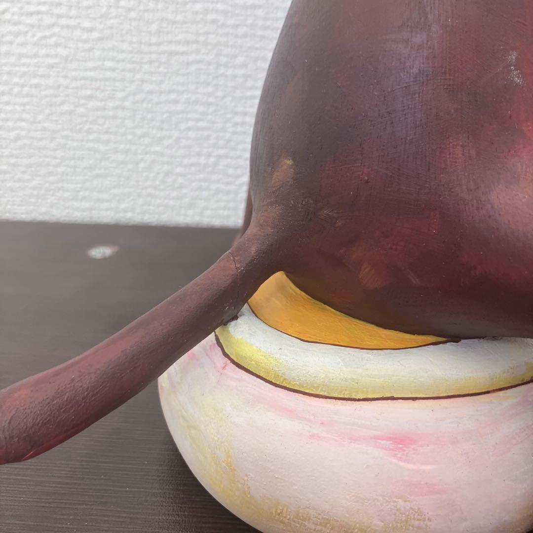 【模写】奈良美智 Harmless Kitty 木 フィギュア