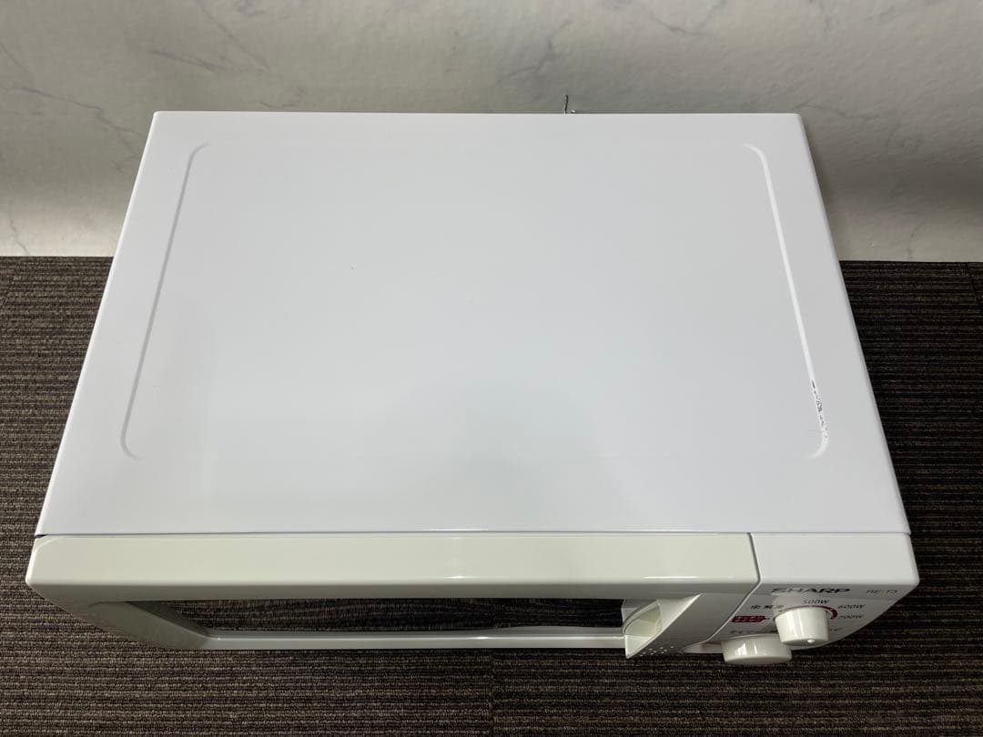 853 シャープ 電子レンジ ターンテーブル 横開き 一人暮らし 単身 国産