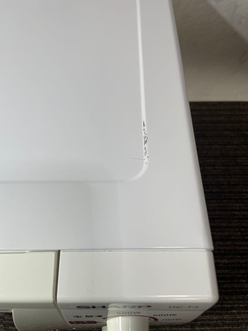 853 シャープ 電子レンジ ターンテーブル 横開き 一人暮らし 単身 国産