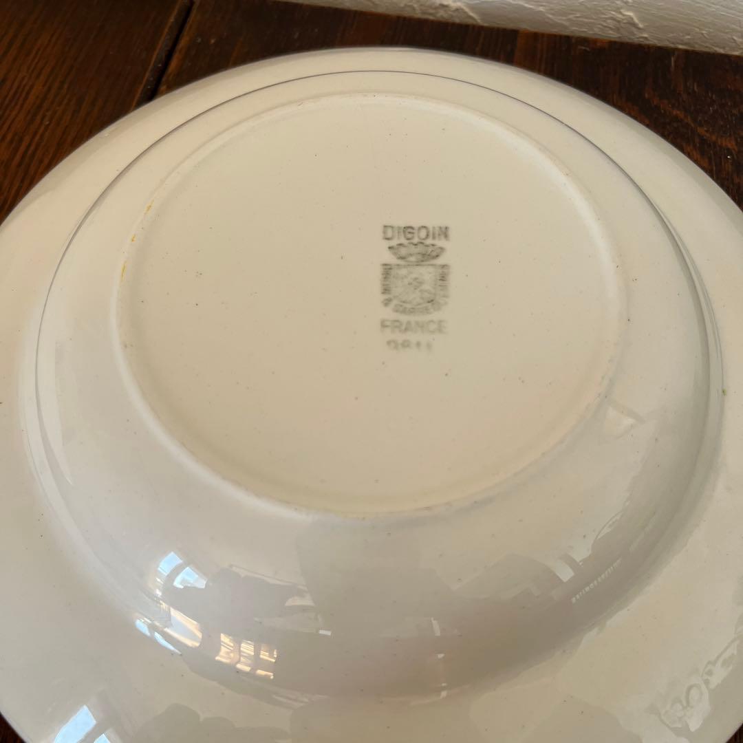 フランスアンティーク　サルグミンヌ　ディゴワン　スープ皿2枚セット