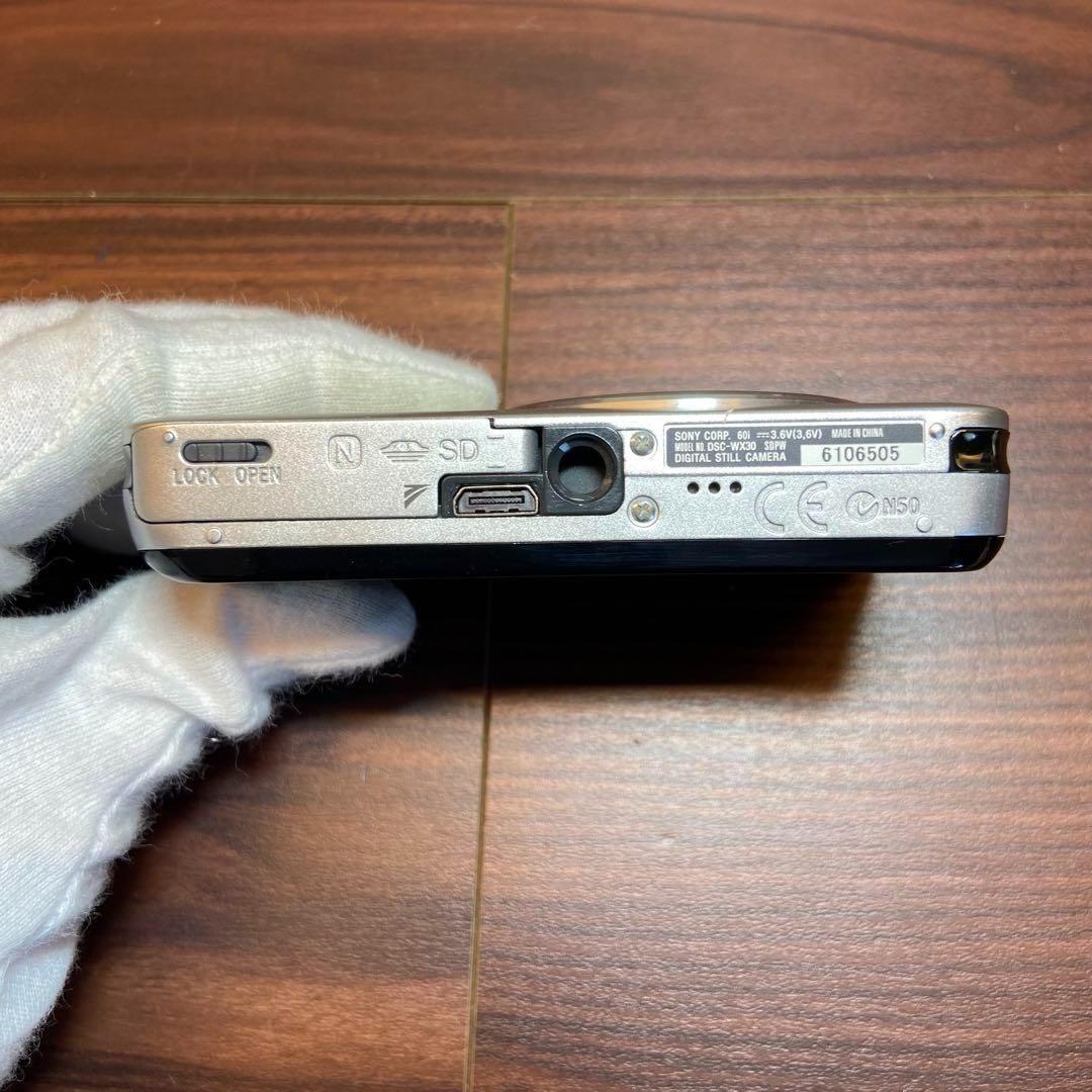SONY Cyber-shot DSC-WX30 シルバー デジカメ3795