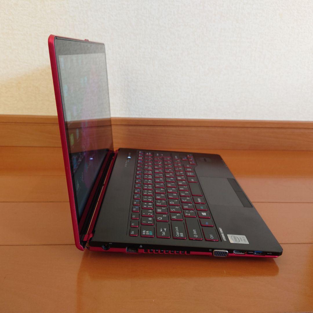 設定済❤LIFEBOOK SH90/T✨️レッド✨️タッチパネル✨️日本製