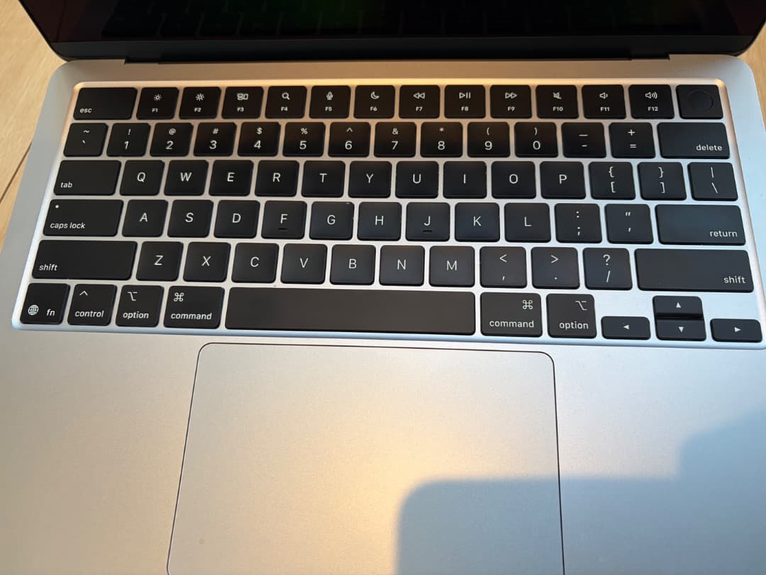 【極美品 US配列】M4 MacBook Air 13 16GB 512GB