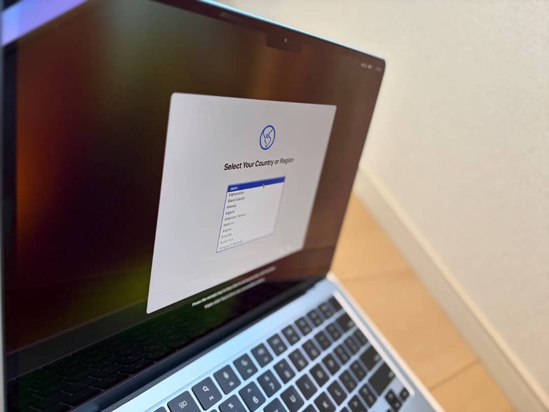 【極美品 US配列】M4 MacBook Air 13 16GB 512GB