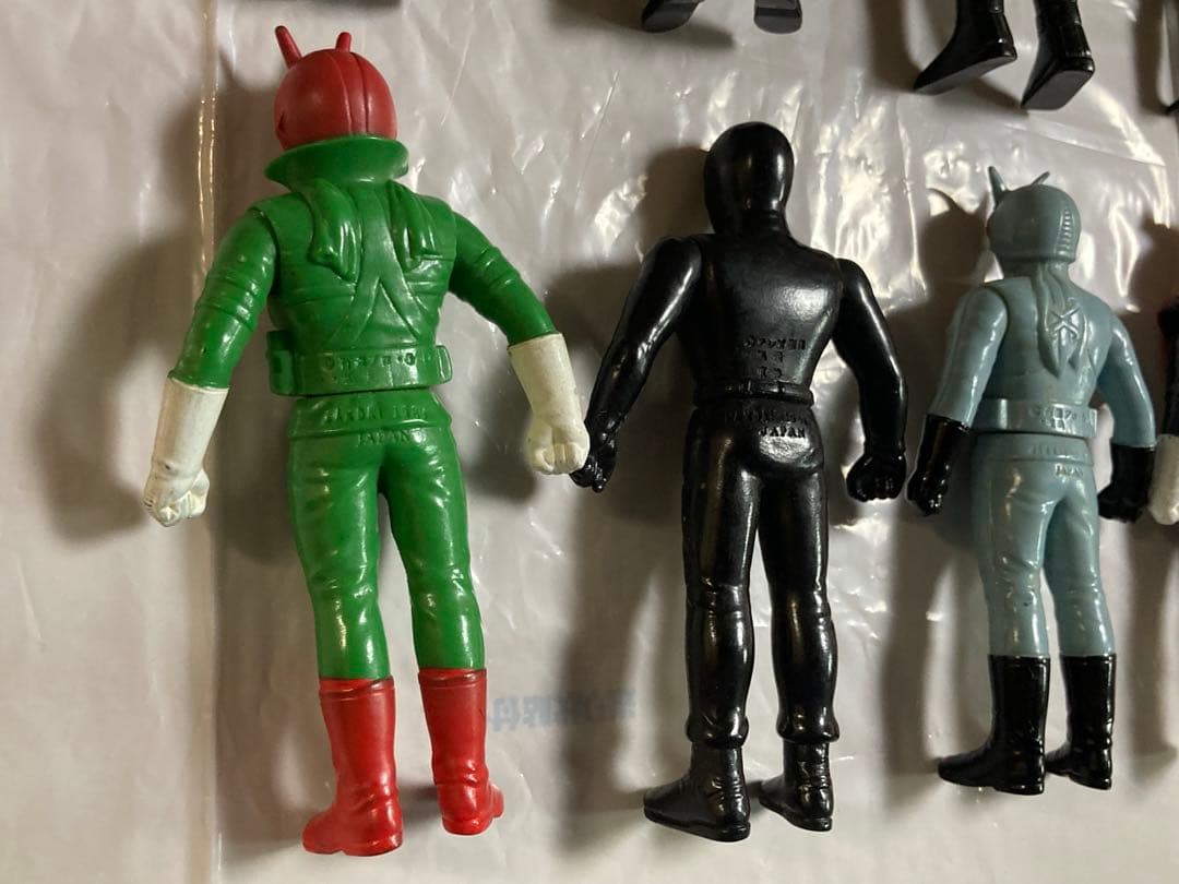 レア 当時物 ヴィンテージ 仮面ライダー フィギュア 8体セット