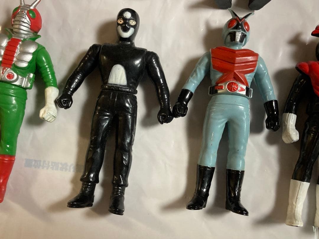 レア 当時物 ヴィンテージ 仮面ライダー フィギュア 8体セット