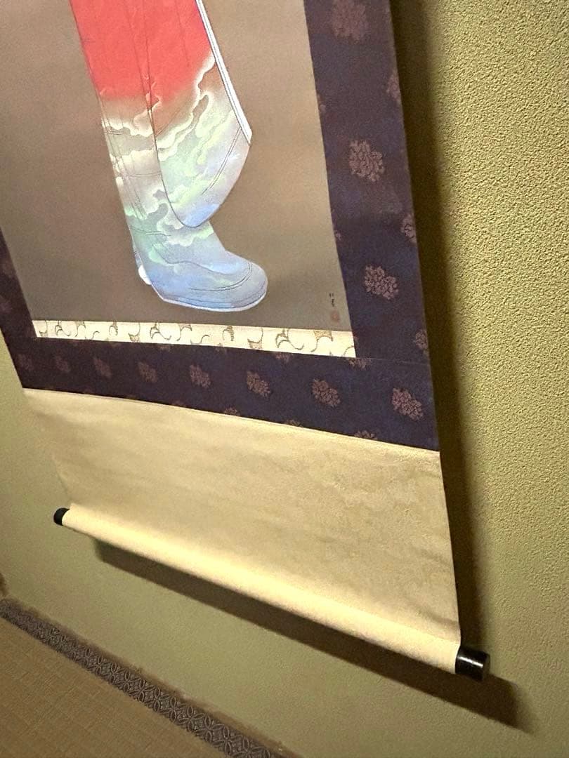 掛け軸　序の舞　上村松園筆　復刻