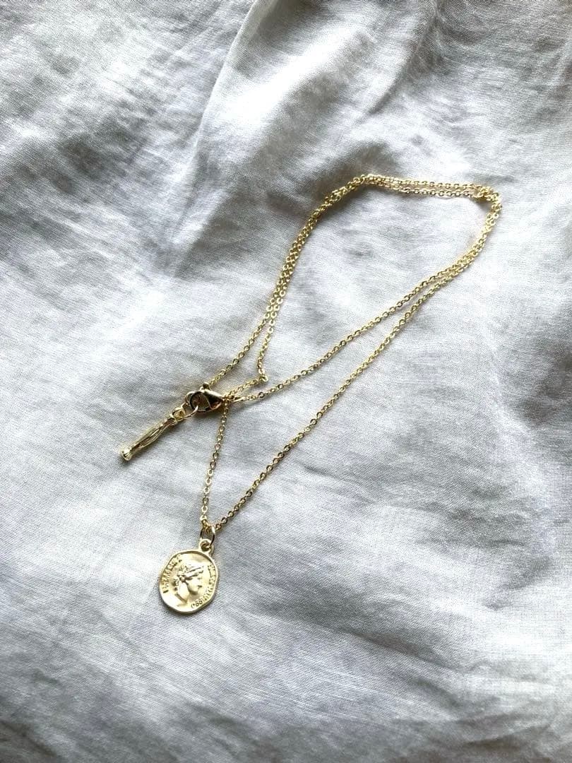 no.48 クリアトパーズと淡水パールのネックレス