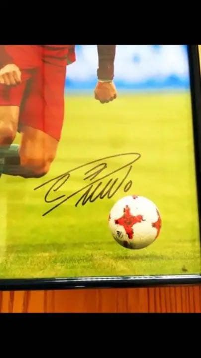 クリスティアーノ ロナウド 直筆 証明 サイン （＾∇＾）