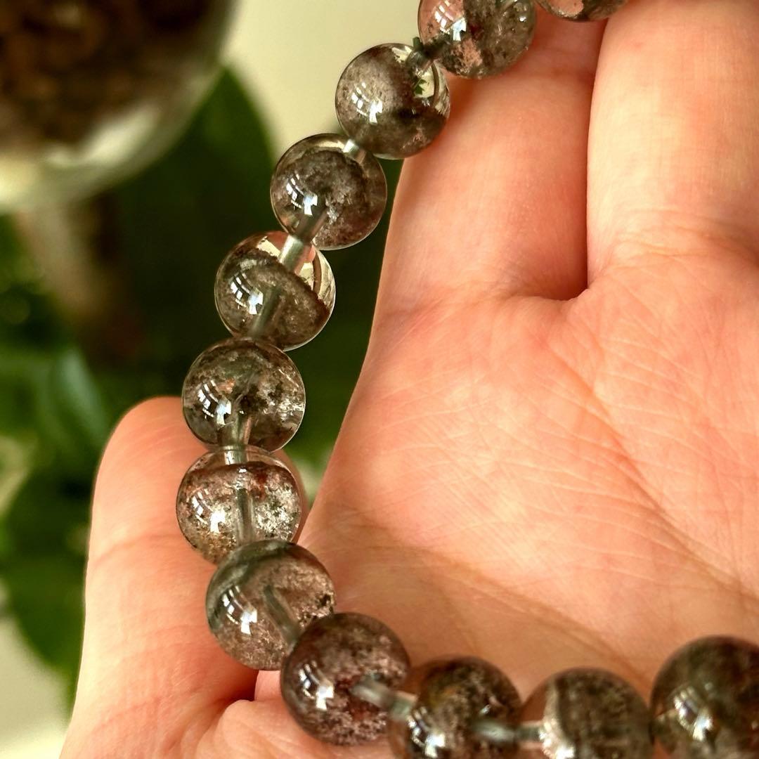 【激レア】【高品質】ガーデンクォーツ 庭園水晶 ブレスレット 金運 財運 UP