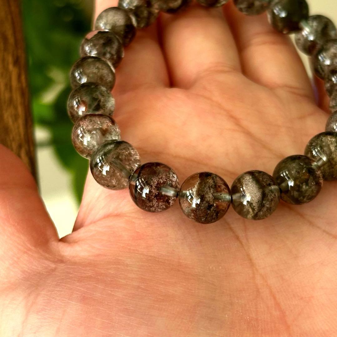 【激レア】【高品質】ガーデンクォーツ 庭園水晶 ブレスレット 金運 財運 UP