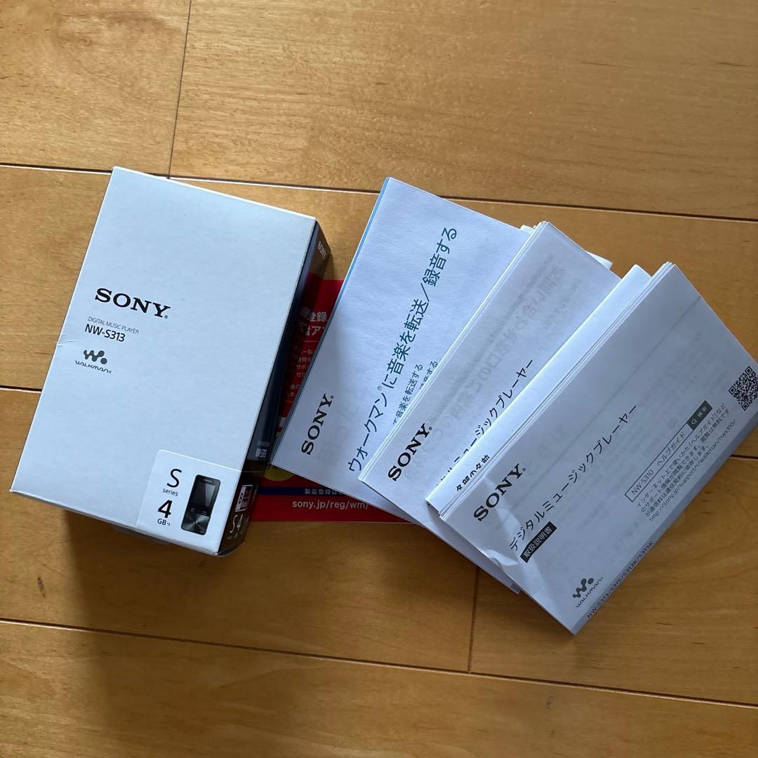 SONY NW-S313 ウォークマン　ブラック　美品