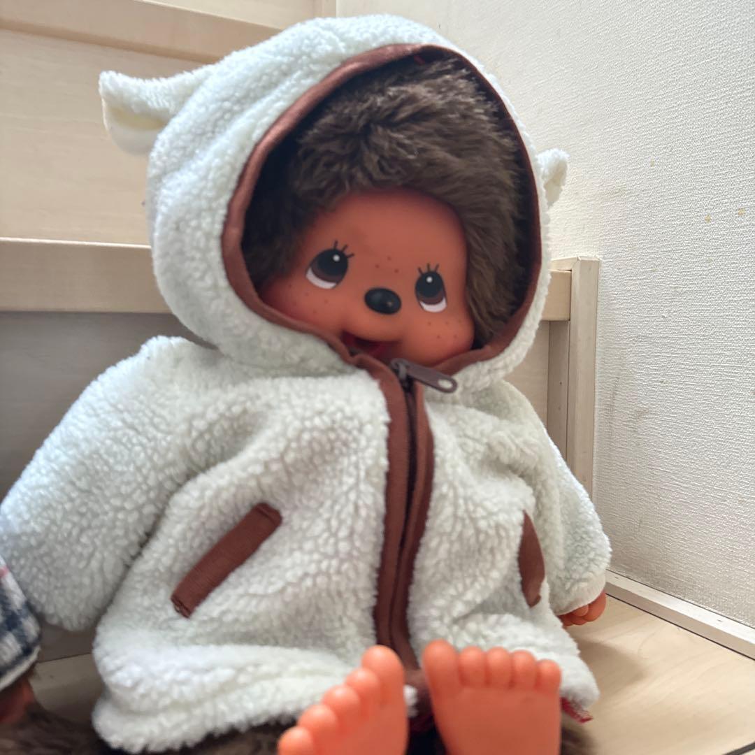 モンチッチ　ぬいぐるみ 2体セット フリースコート・ジャケット