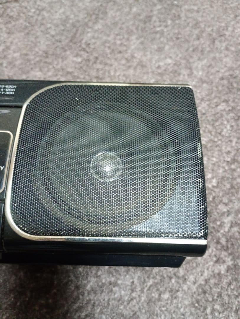 昭和レトロ SHARP QT-Y13U ダブルカセットラジカセ 動作確認済