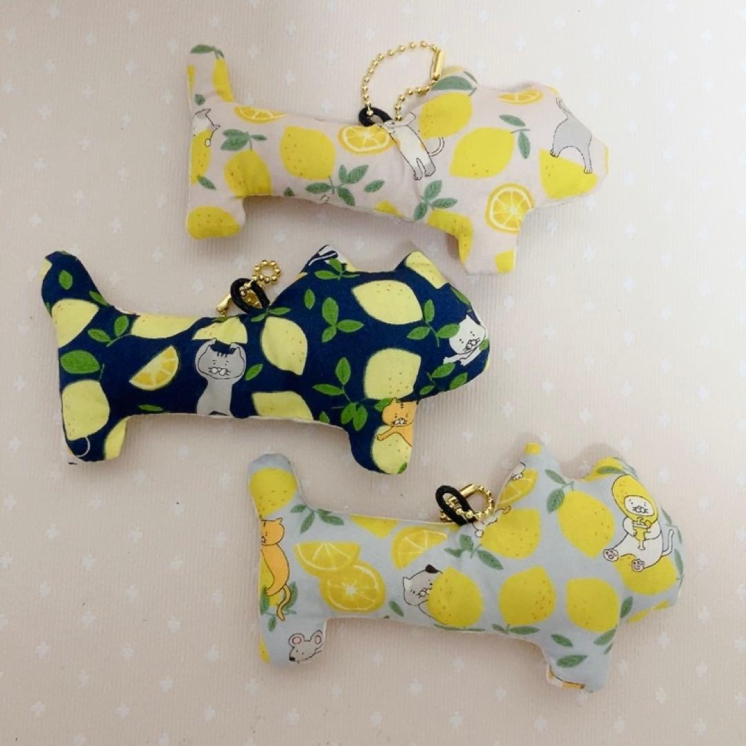 チャッピー。 大きめエコバッグ パッチワーク でかねこチャーム