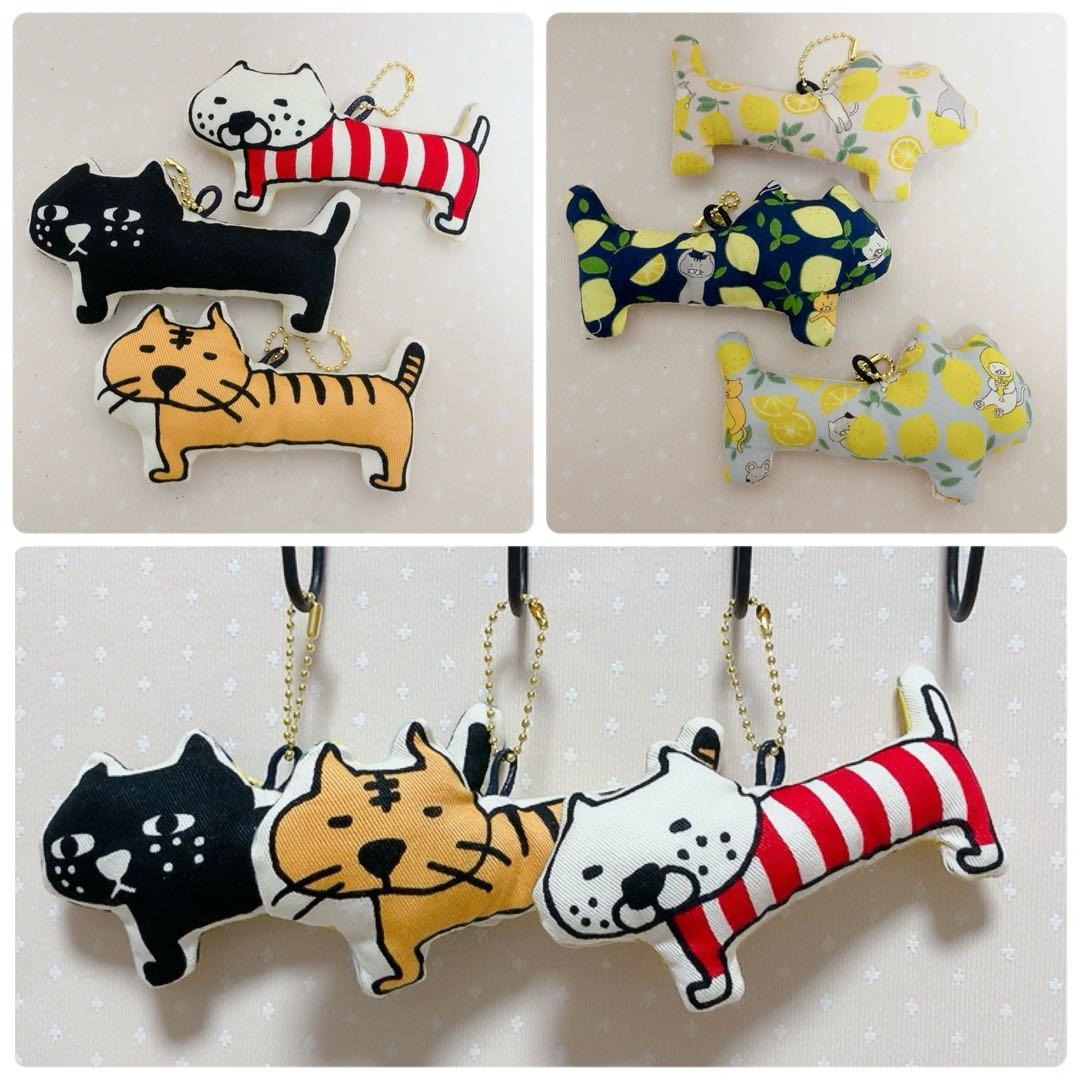 チャッピー。 大きめエコバッグ パッチワーク でかねこチャーム