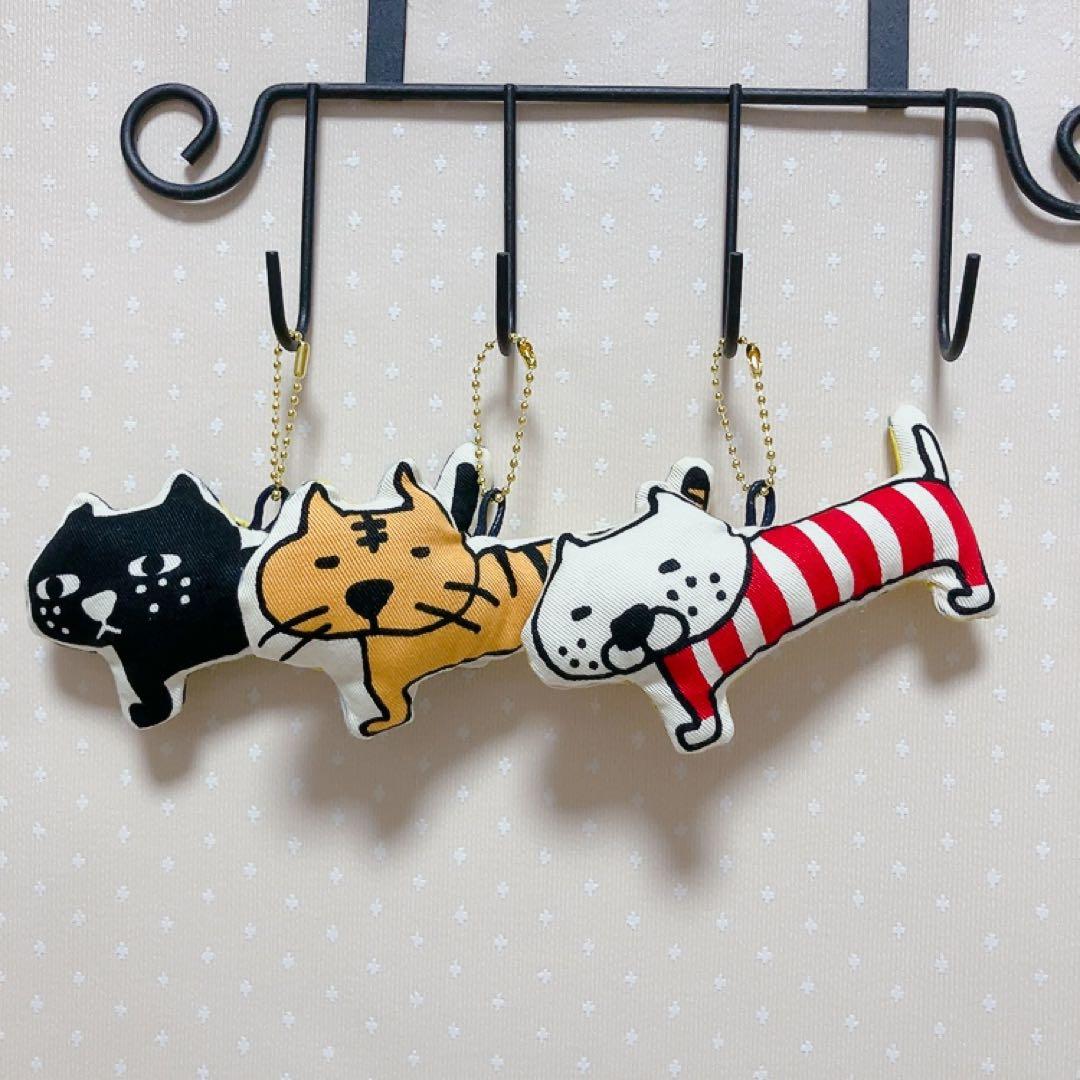 チャッピー。 大きめエコバッグ パッチワーク でかねこチャーム