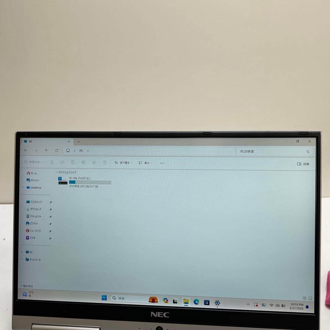 Windowsノート本体 NEC VersaPro VG-4 i5-8250U 8GB SSD256GB