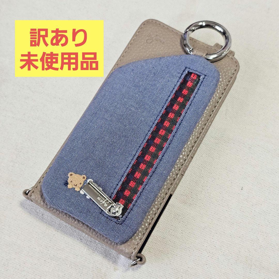 【訳あり未使用品】マルチケースM ajew ファミリアiPhoneケース 6gu