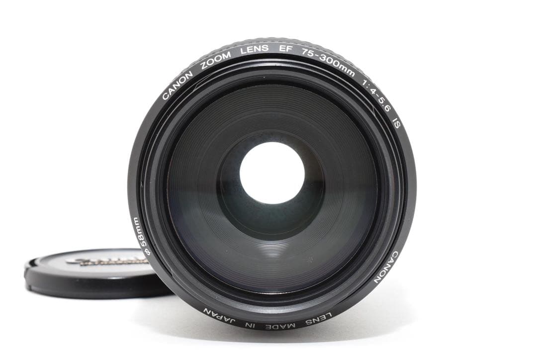 望遠レンズ　CANON EF 75-300mm F4-5.6 IS USM