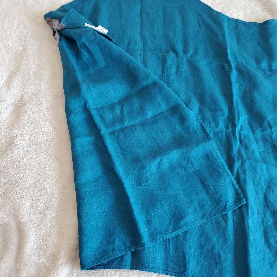 リーノエリーナ　エプロン　リネン