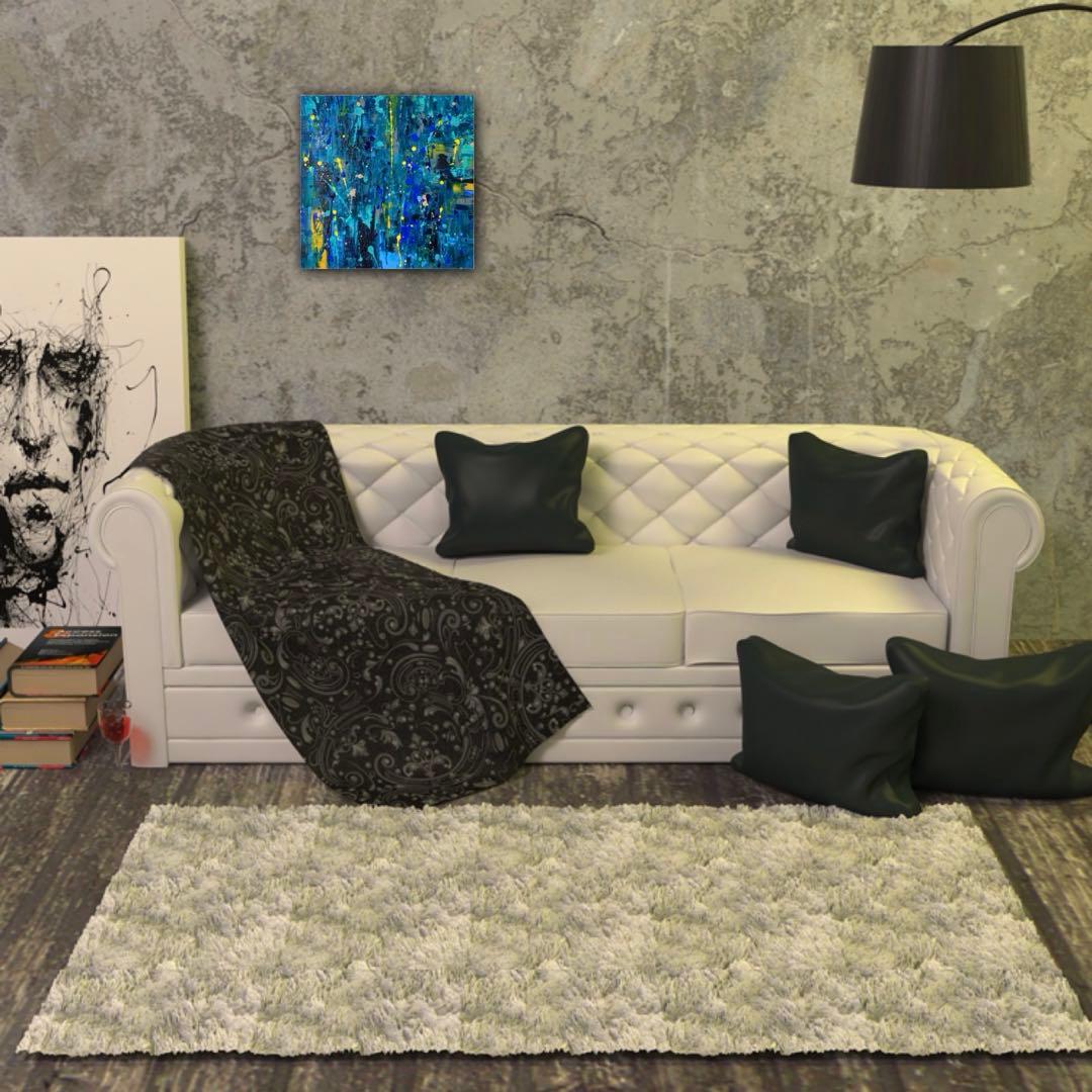 モダン インテリア アートパネル 絵画 抽象画 クール 現代アート